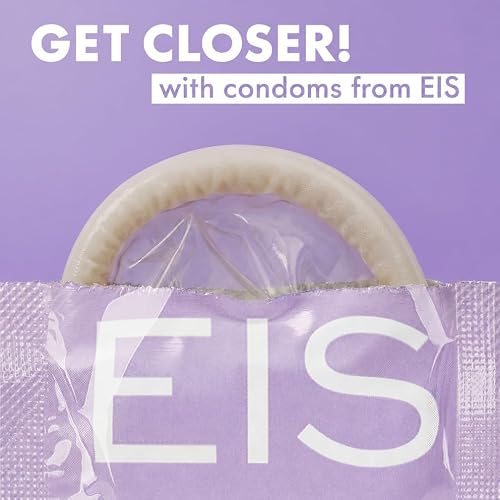 EIS XXL-PACK Kondome 100 Stück Packung 53 mm Mix-Pack | Gefühlsecht dünn für ein intensives Erlebnis | Glatt & mit Reservoir | Befeuchtete Oberfläche | Condoms Safe Sex