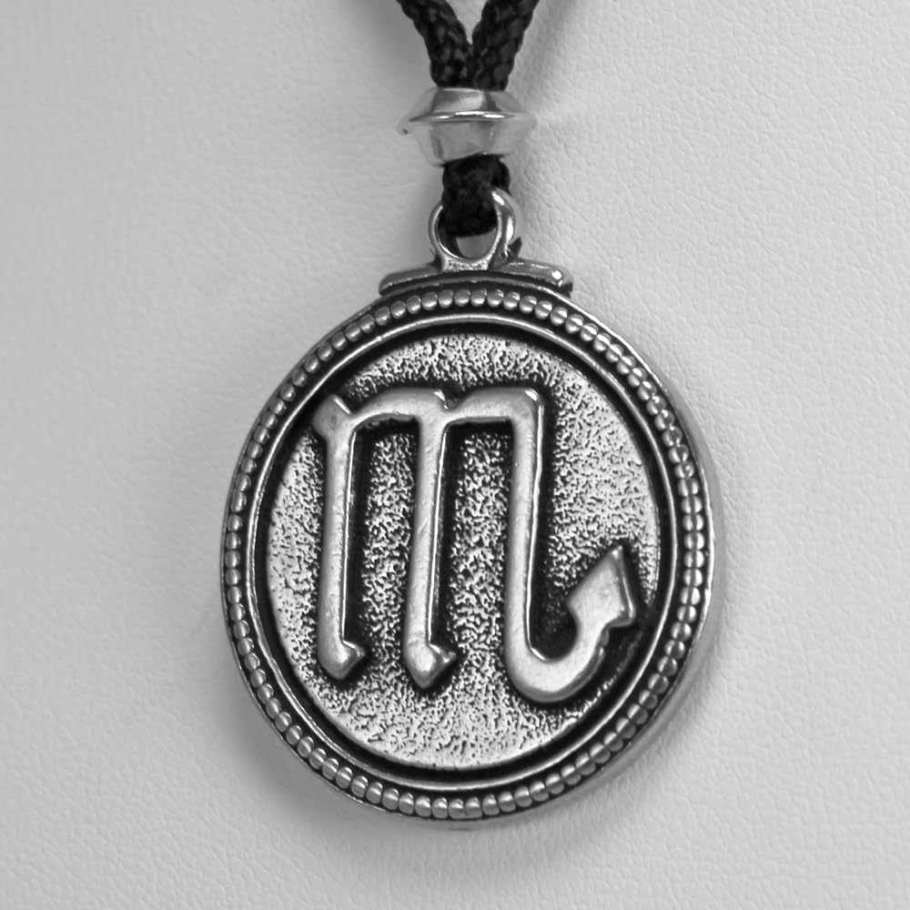 Scorpio Zodiac Pendant Necklace Sign Astrology Jewelry