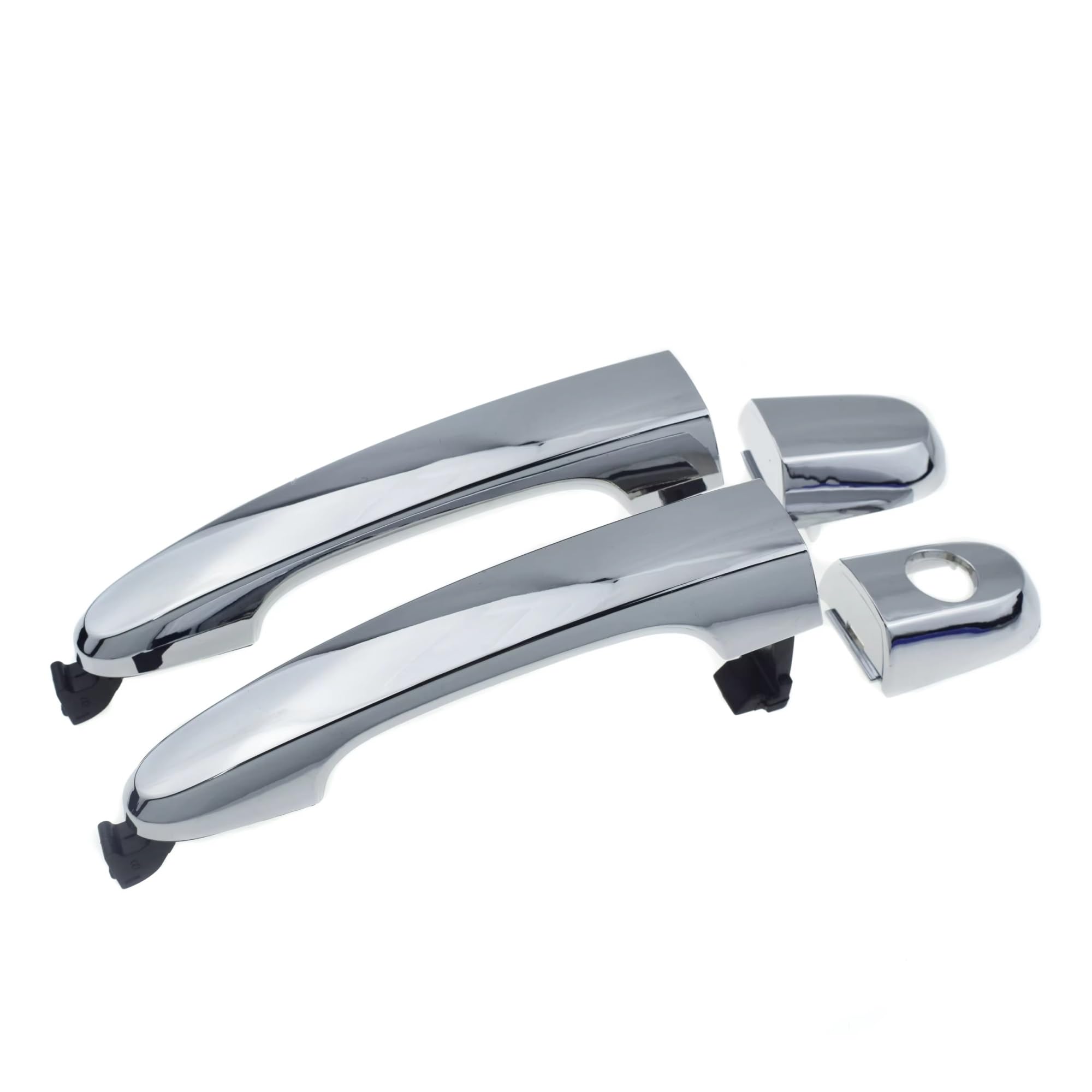 Zjyzyq One Color Car Sliding Outer Door Handle For Kia For Sorento 2011-2015 Chrome Exterior Outside Door Handle(2 Pcs Front Pair)
