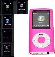 Vista 5 de Reproductor MP3 Bluetooth ultrafino de 1.8 pulgadas con pantalla LCD, memoria expandible a 64 GB, reproductor de música portátil para estudiantes