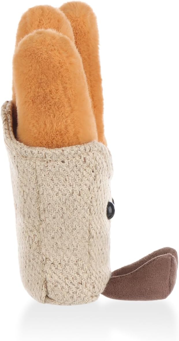 Apricot Lamb Delicious Baguette Stuffed Animals for Kids, Soft Cute Plush Toys for Baby Girl and Boy, 6 Inches
