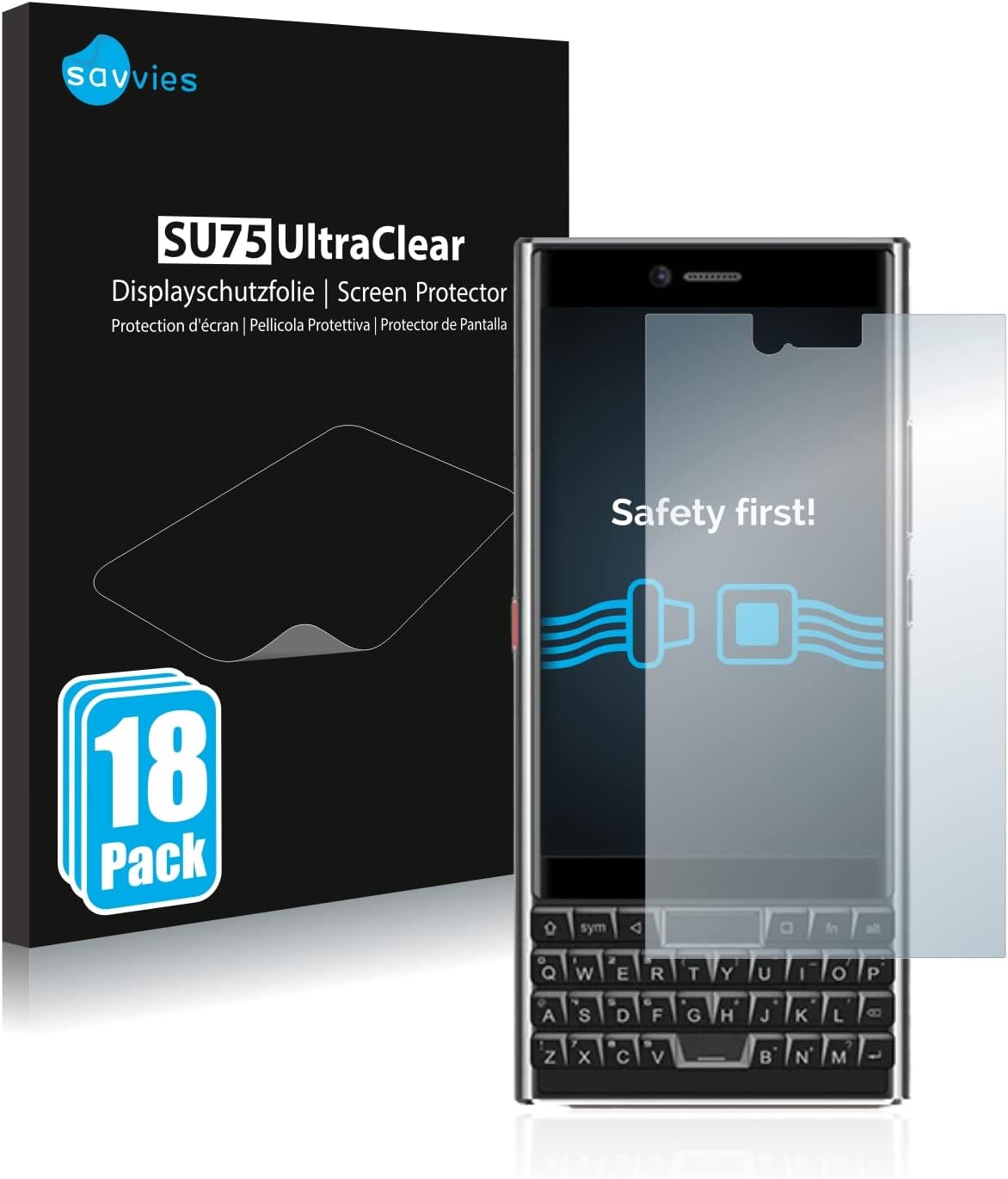 Screen Protector Compatible with Unihertz Titan Slim Protection Film Clear 18-Pack