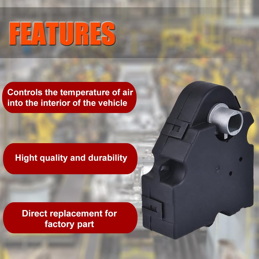 Dorman Actuador De Puerta De Mezcla HVAC 604-110