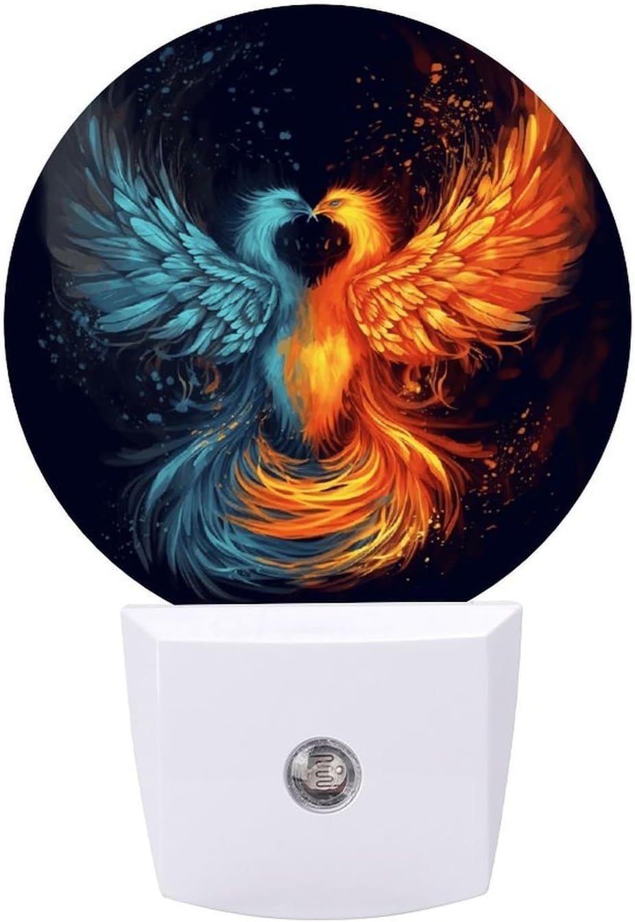 Fire and Water Phoenix Plug-in LED Nightlight Wall Night Light
