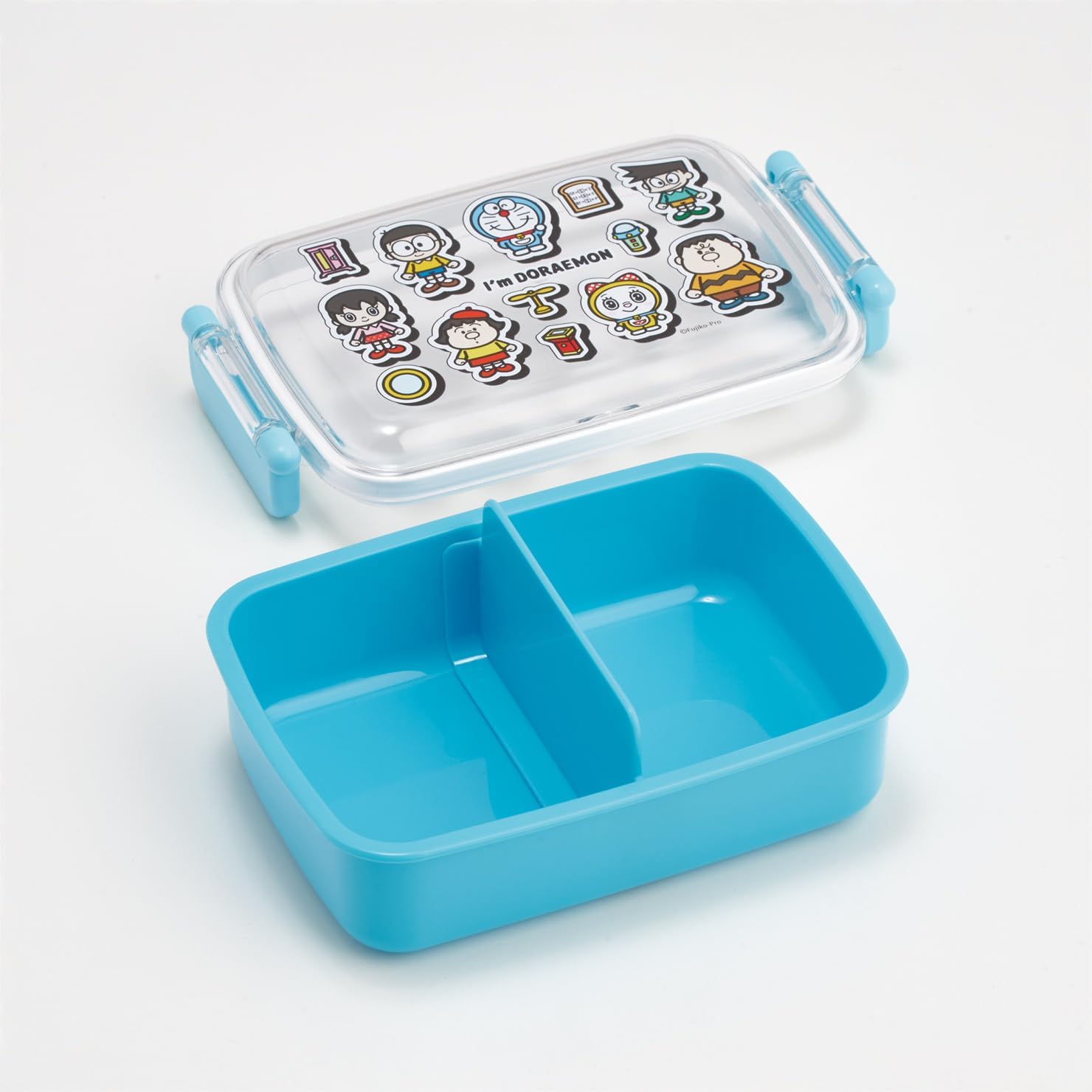 Skater RBF3AN-A Children's Bento Box, 15.2 fl oz (450 ml), Fluffy Dome-Shaped Lid, 1 Tier, Made in Japan, Sanrio I'm Doraemon Doraemon, Pop, Boys and Girls