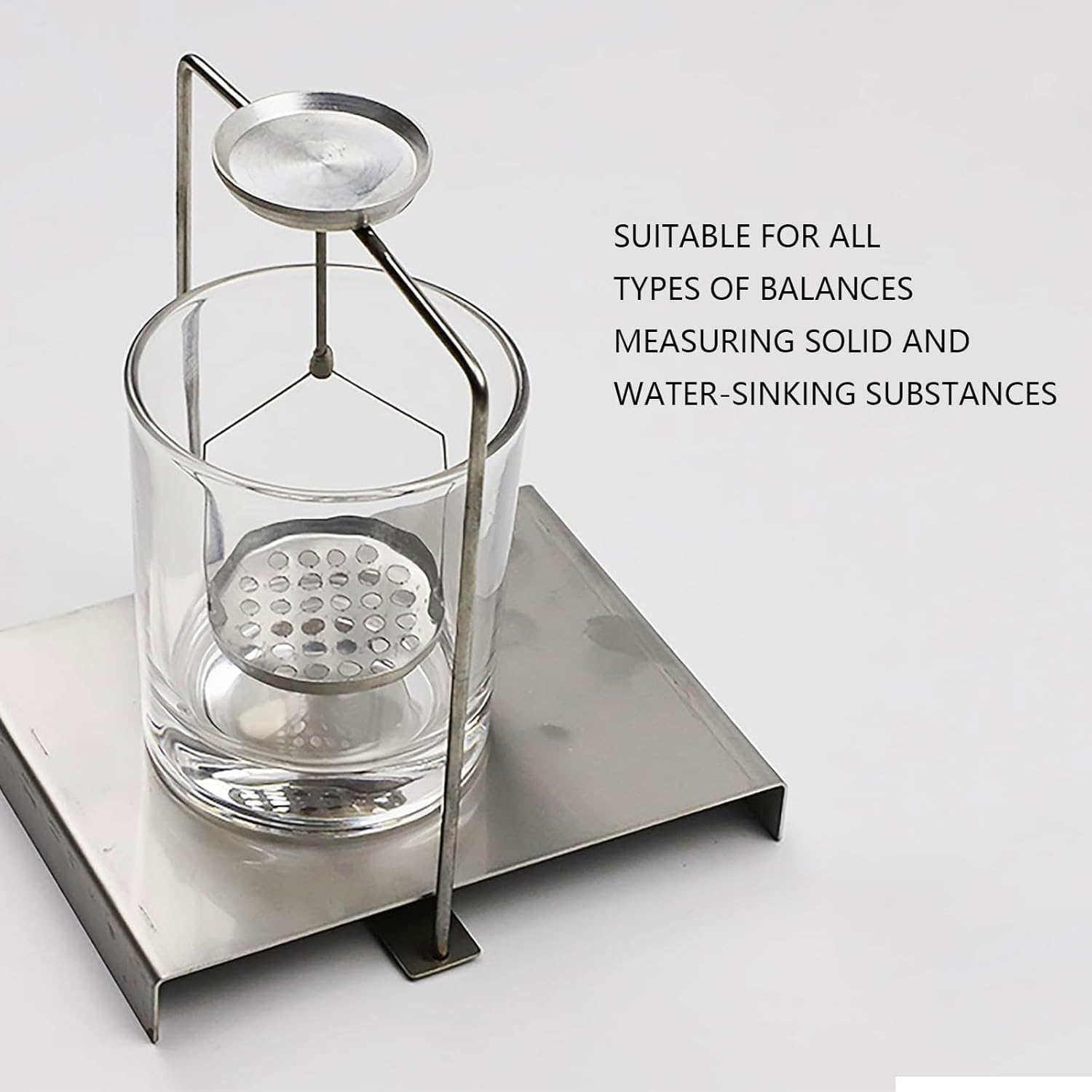Marco de determinación de densidad para líquidos y sólidos, marco de equilibrio de precisión para básculas de laboratorio, kit de prueba de densidad para una medición precisa