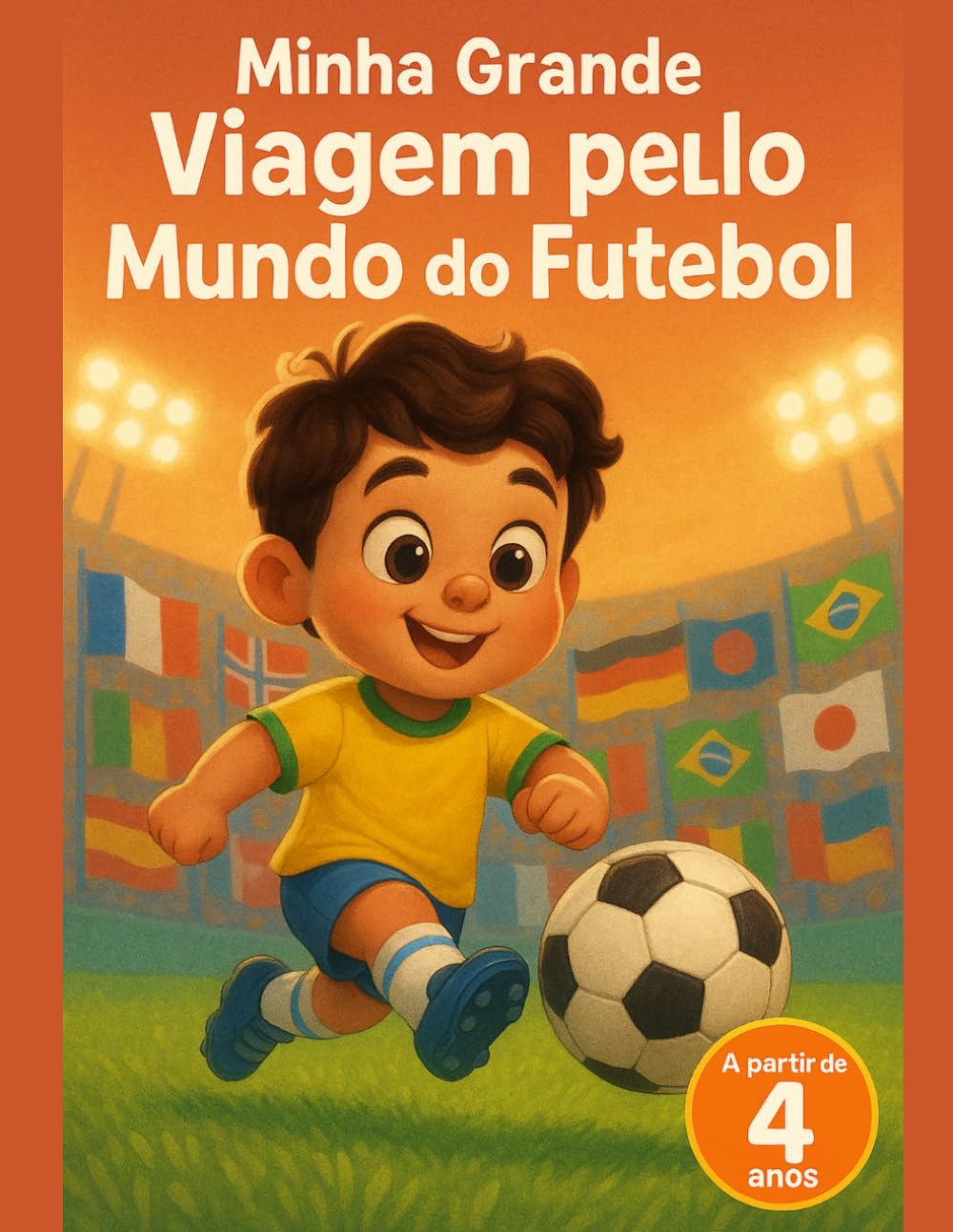 Minha Grande Viagem pelo Mundo do Futebol: Livro de atividades para pequenos craques a partir de 4 anos – Nações, pontos turísticos e desenhos fáceis para curtir o torneio internacional