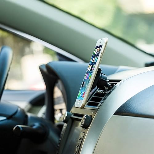 Miniatura 5 de Soporte magnético de coche para teléfonos Galaxy A03s A13 A14 A23 A53 A54 5G - Soporte de ventilación de aire giratorio Dock agarre fuerte M4D