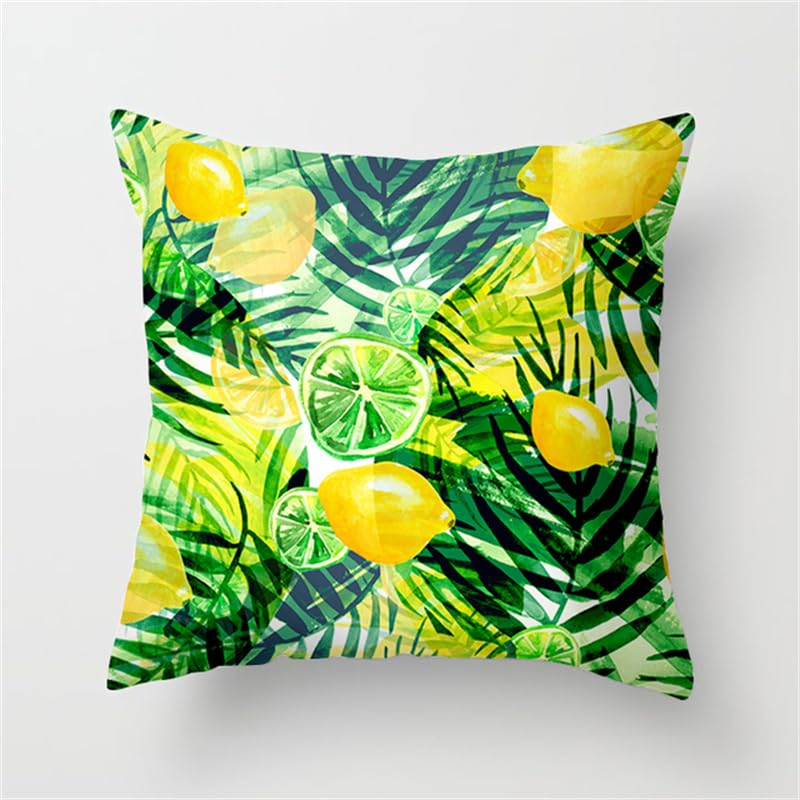 RKAAS HOME Decorative Luxurious Water Resistant Garden Outdoor Cushion Cover 45cm x 45cm 18x18 Inches (Pack of 1 - RKAAS Design WR20)