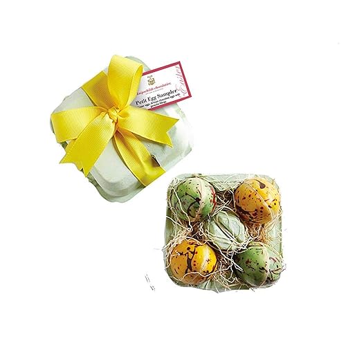 Knipschildt Chocolatier Cartón de muestras de huevos de Pascua de chocolate (4 huevos)