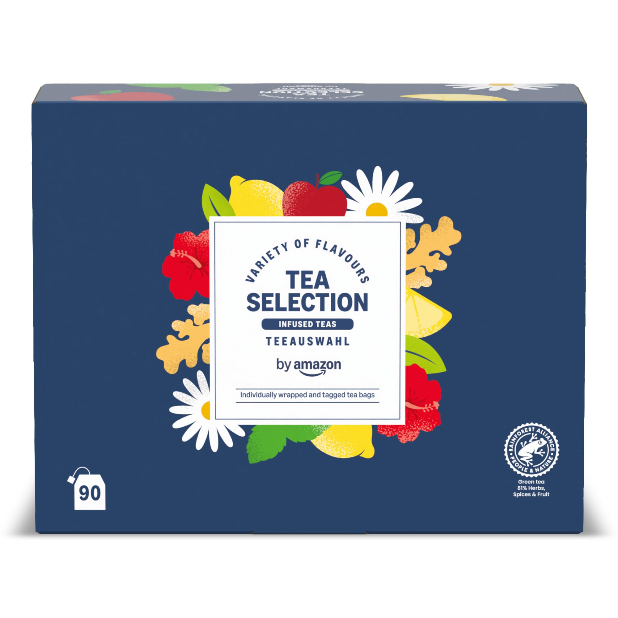 by Amazon Té mixto e infusiones, paquete variado de 90 unidades en oferta en Amazon