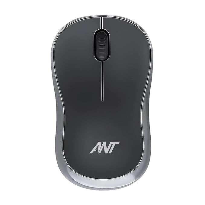 Ant Optical Mouse 03 1000 DPI Wireless Mouse - Black, Silver