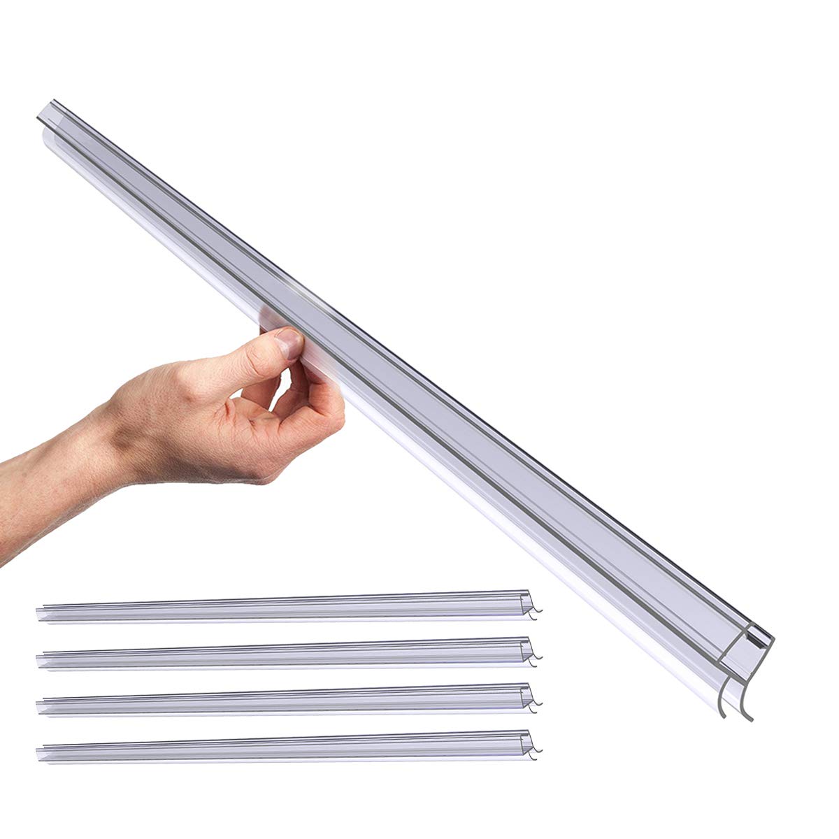 Buy TankerStreet 4 Pack 100cm Shower Door Seal Strip Shower Cabins Seal