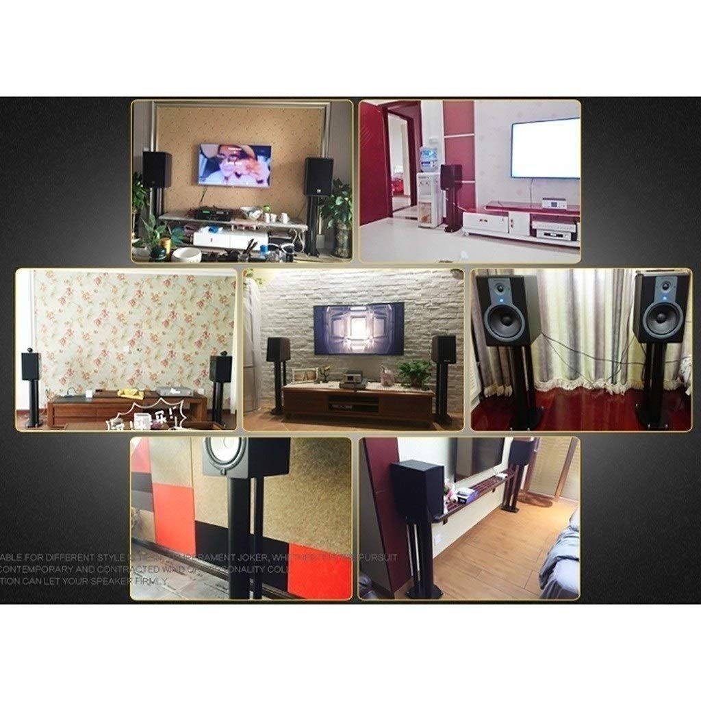 Pieds d'Enceintes Support d'enceinte, Support d'enceinte en métal, Plusieurs Hauteurs, adapté à la Musique Surround de cinéma Maison (Taille : 30 cm)