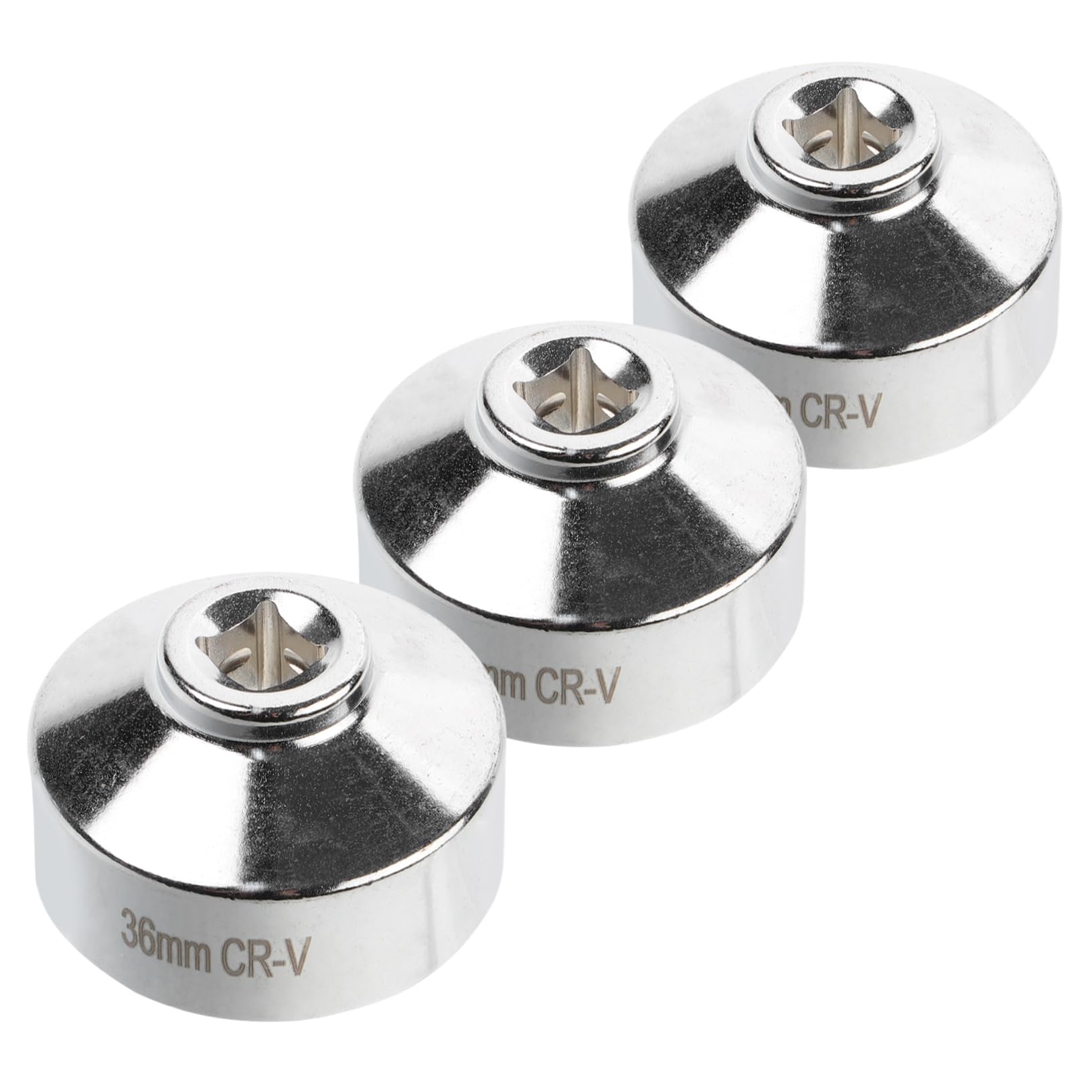 Clé à Filtre 36mm 3 Pièces en Acier Chrome-vanadium Robuste