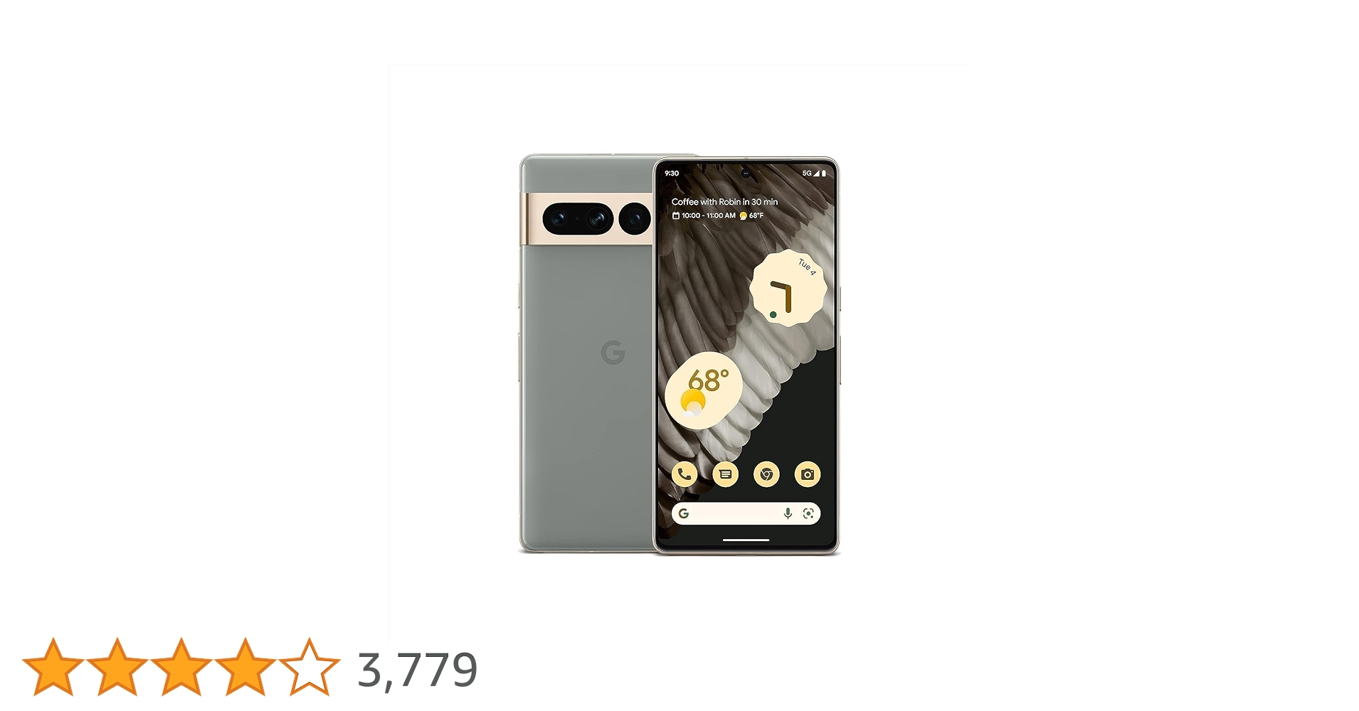 Google Pixel 7 Pro 5G GE2AE 128GB Hazel (12GB RAM) : Amazon