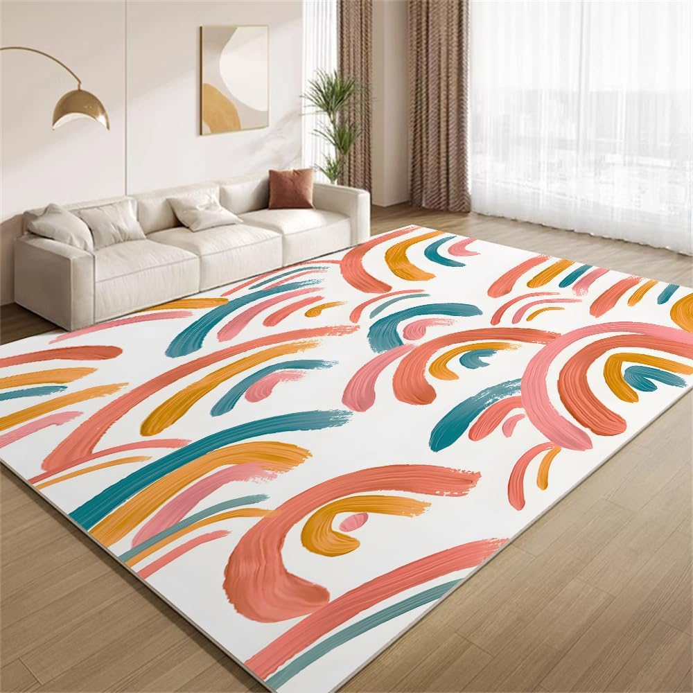 XHOEWE Colorful Rugs for Living Room 5x7 Kids Room Rug