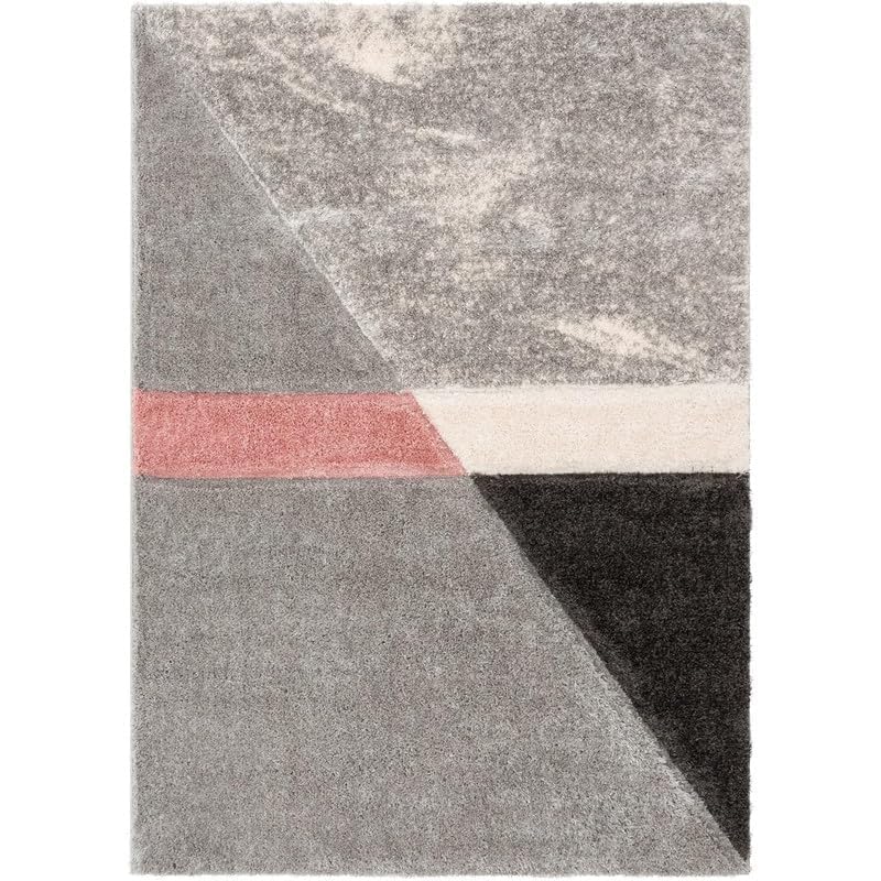Image of TRANQUIL Polyester Fluffy Fur Rug Shaggy Modern Carpet for Living Room, Bedroom, Guest Room, Kids Room (6x9 Feet, Multi 04)