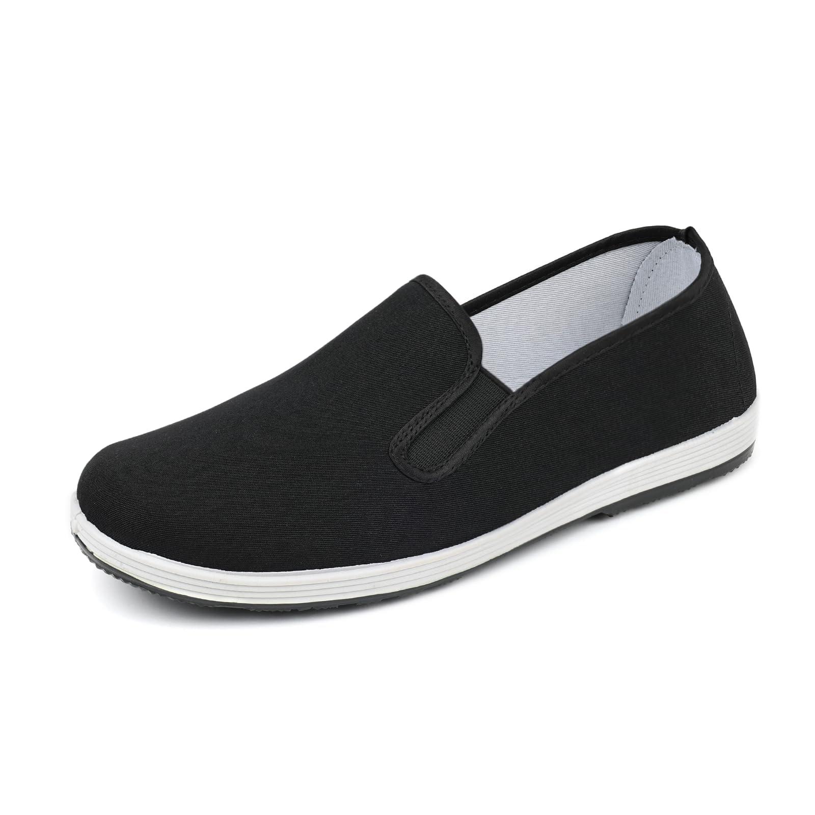 Zapatos de Tai Chi Chinos Tradicionales Antiguos de Beijing Kung Fu, Calzado de Lona para Artes Marciales para Hombres y Mujeres, Suela de Goma Antideslizante, livianos y duraderos.
