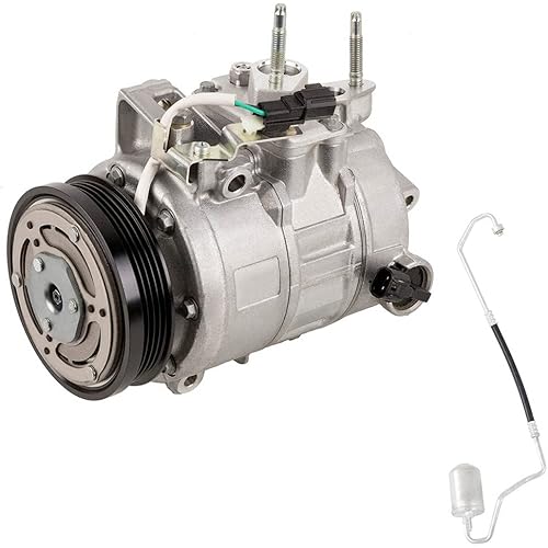 OEM AC Compressor w/A/C Clutch & Drier For Ford Explorer 2.3L EcoBoost 4-Cylinder 2016 2017 2018 2019 - BuyAutoParts 61-96852R4 New