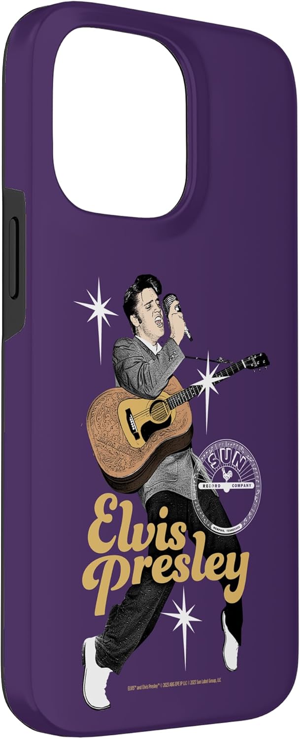 Sun Records X Elvis Presley Dancing With Stars Case for iPhone 14 Pro Max