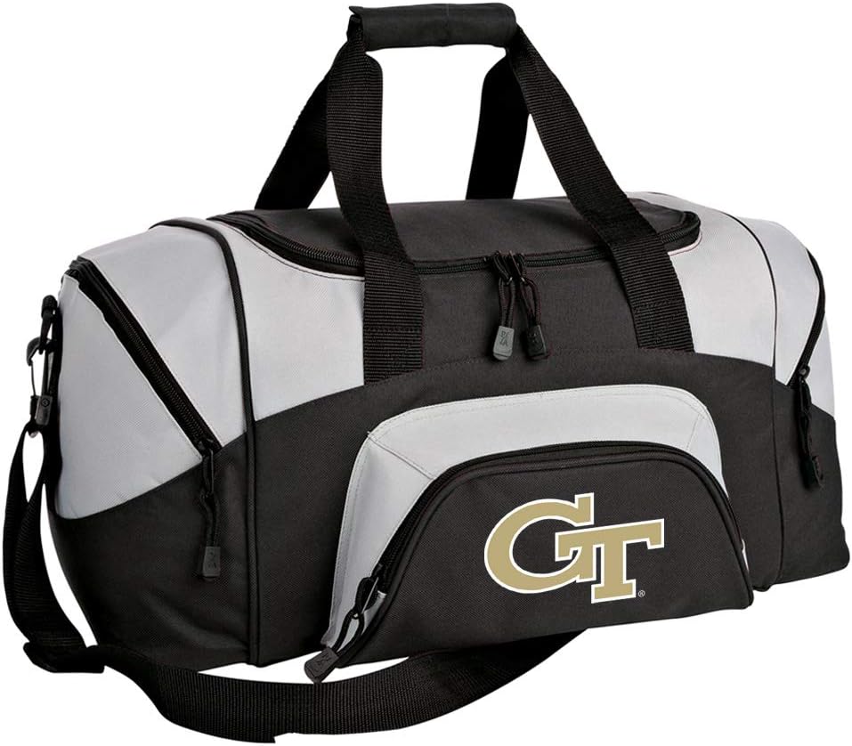 SMALL Georgia Tech Duffel Bag Yellow Jackets Gym Bags or Suitcase