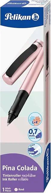 Pelikan Pina Colada Rosé Tintenroller mit Patrone - 0,7 mm Schreibstärke