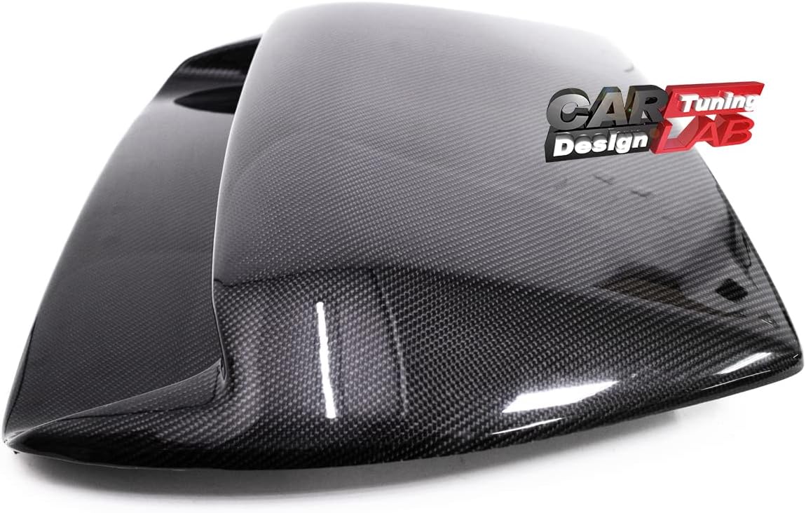 CARLAB Carbon Fiber Enlargen Over Sized Hood Bonnet Scoop For 2015-2021 WRX STI