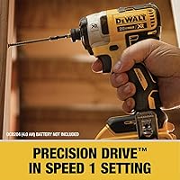 Vista 5 de DEWALT Destornillador de impacto 20V MAX* XR, 3 velocidades, 1/4 pulgadas (DCF887P1)