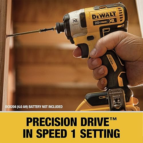 Miniatura 5 de DEWALT Destornillador de impacto 20V MAX* XR, 3 velocidades, 1/4 pulgadas (DCF887P1)