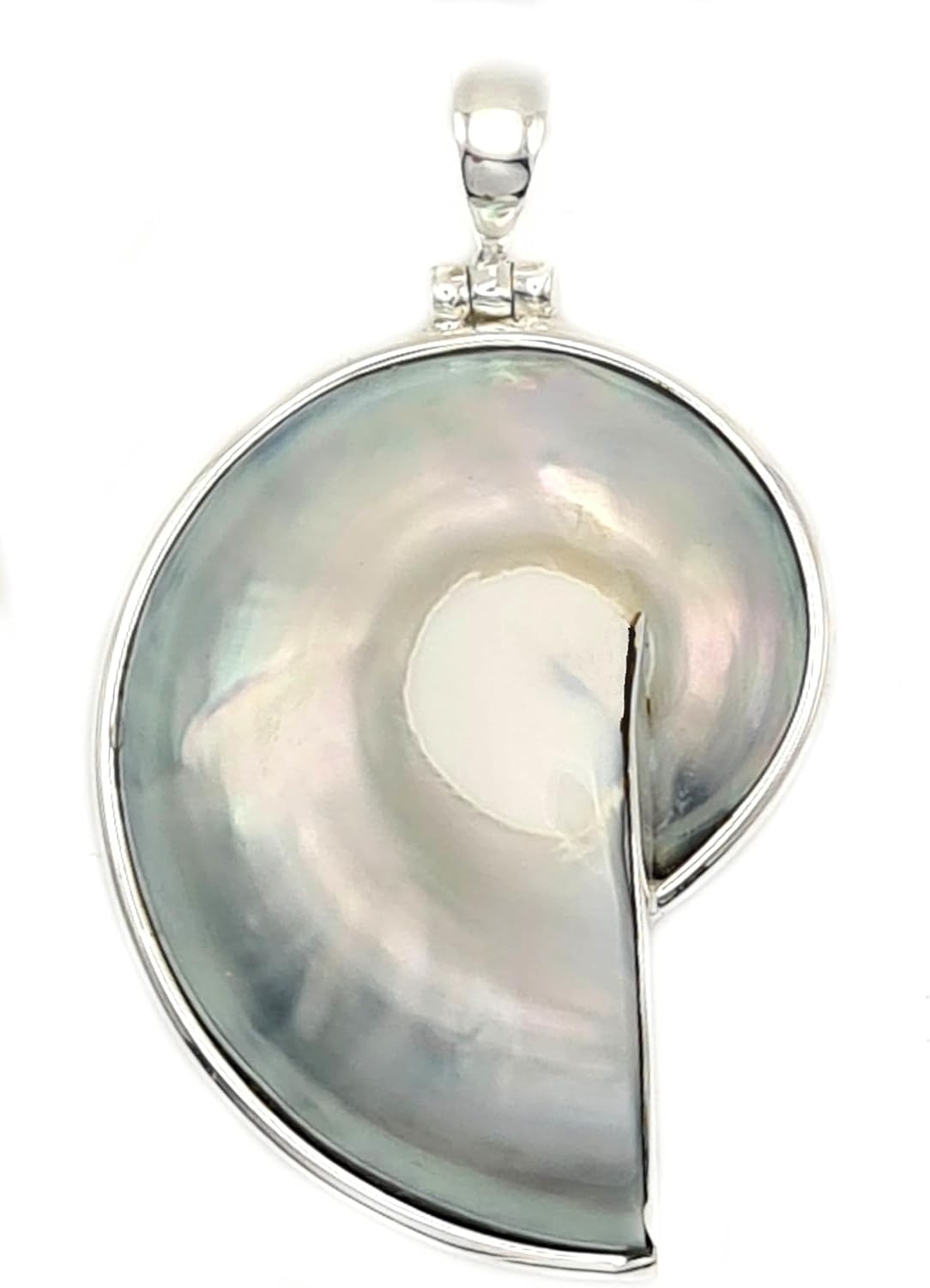 Natural Mother of Pearl 925 Sterling Silver Pendant Hand Polished Pearly Mother of Pearl Pendant Women Jewelry SD008 - Image 4