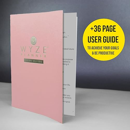 Miniatura 5 de Wyze Planner - Planificador para establecer objetivos para aumentar la productividad y lograr objetivos personales y comerciales. Organizador de