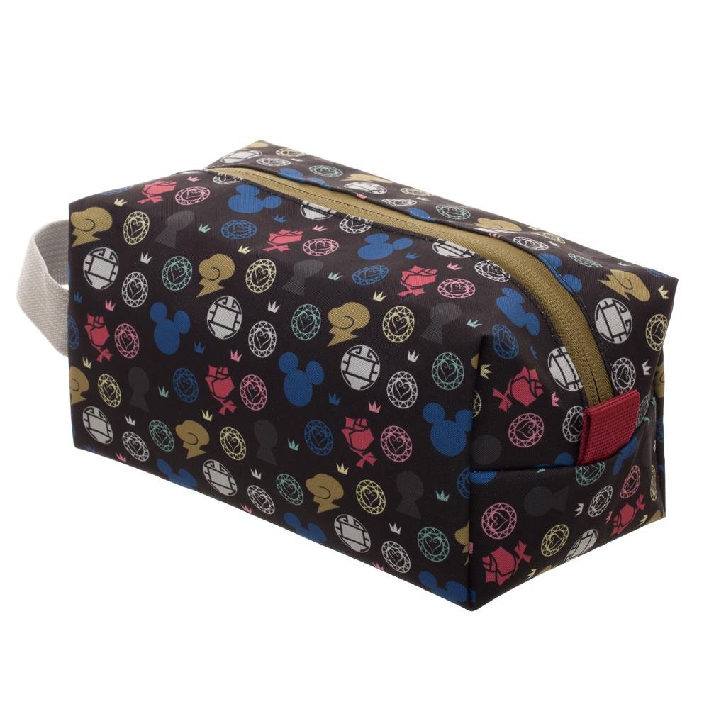 Bioworld Kingdom Hearts Countertop Dopp Kit Travel Cosmetic Toiletry Bag