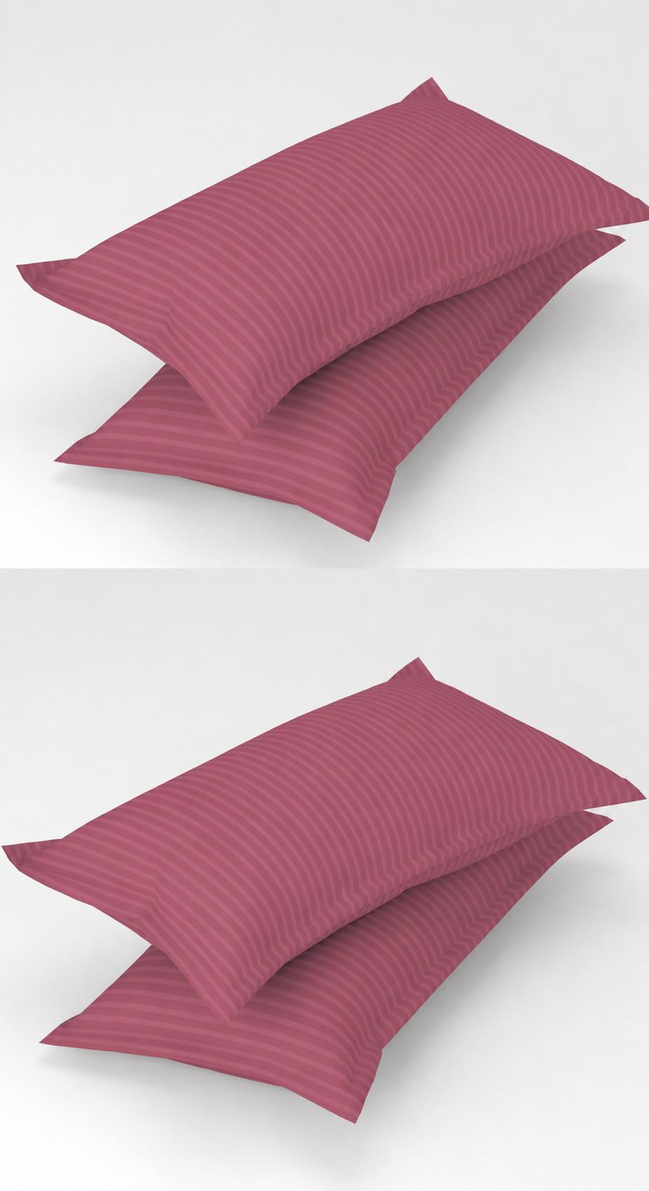 Beige Stripe Pillow Covers - Soft Cotton -14 Beige Stripe Pillow Covers - Soft Cotton -14