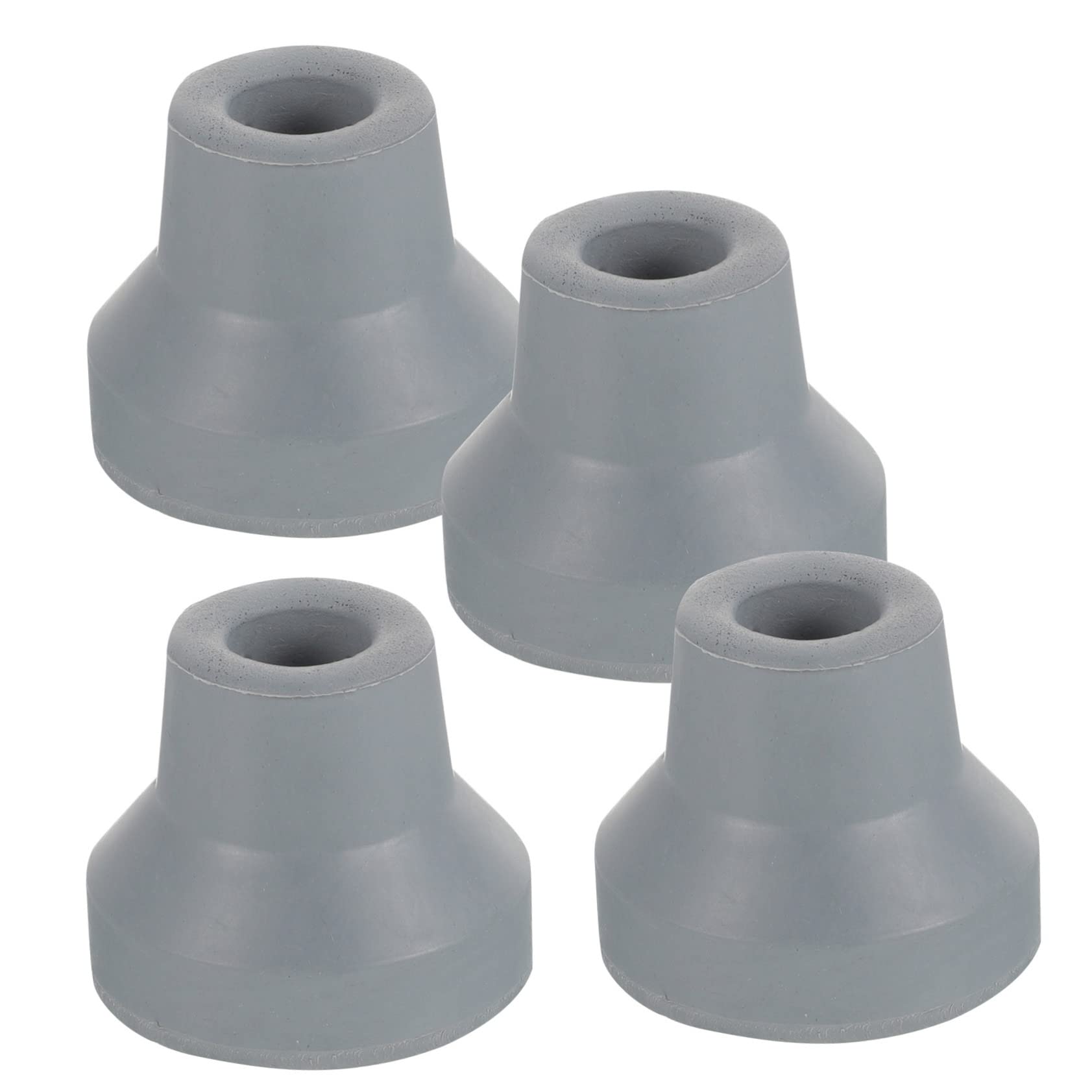 HAPINARY 4pcs Crutch Rubber Feet Whelping Pads Anti-Skid Crutch Foot Pad Crutch End Mat Non-Slip Crutch Pad Cane Tips Cane Accessories Rubber Tips for Canes Pads for Crutches Cane Foot Pad