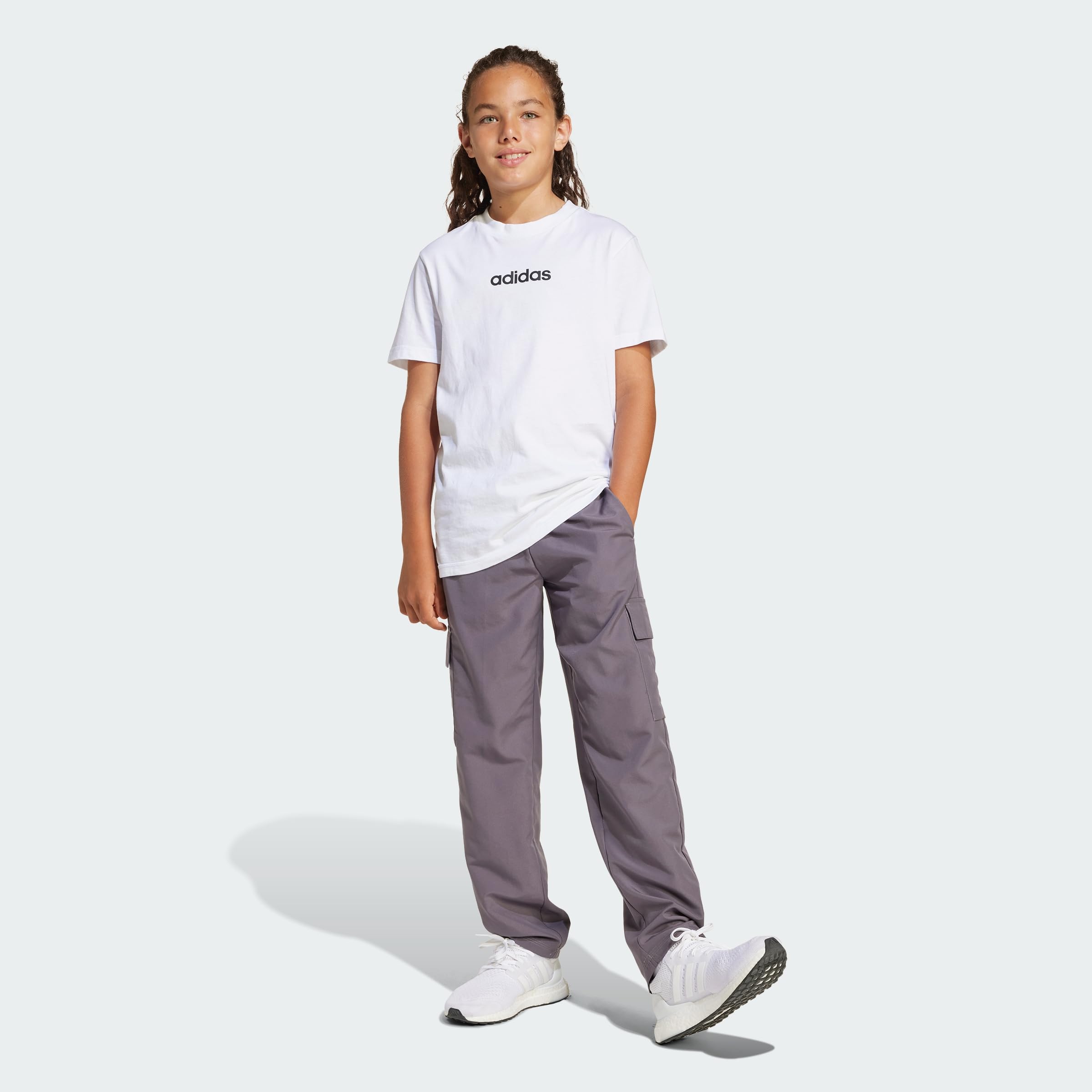 Adidas Essentials Linear Logo T-Shirt Camiseta Unisex niños (Pack de 1)