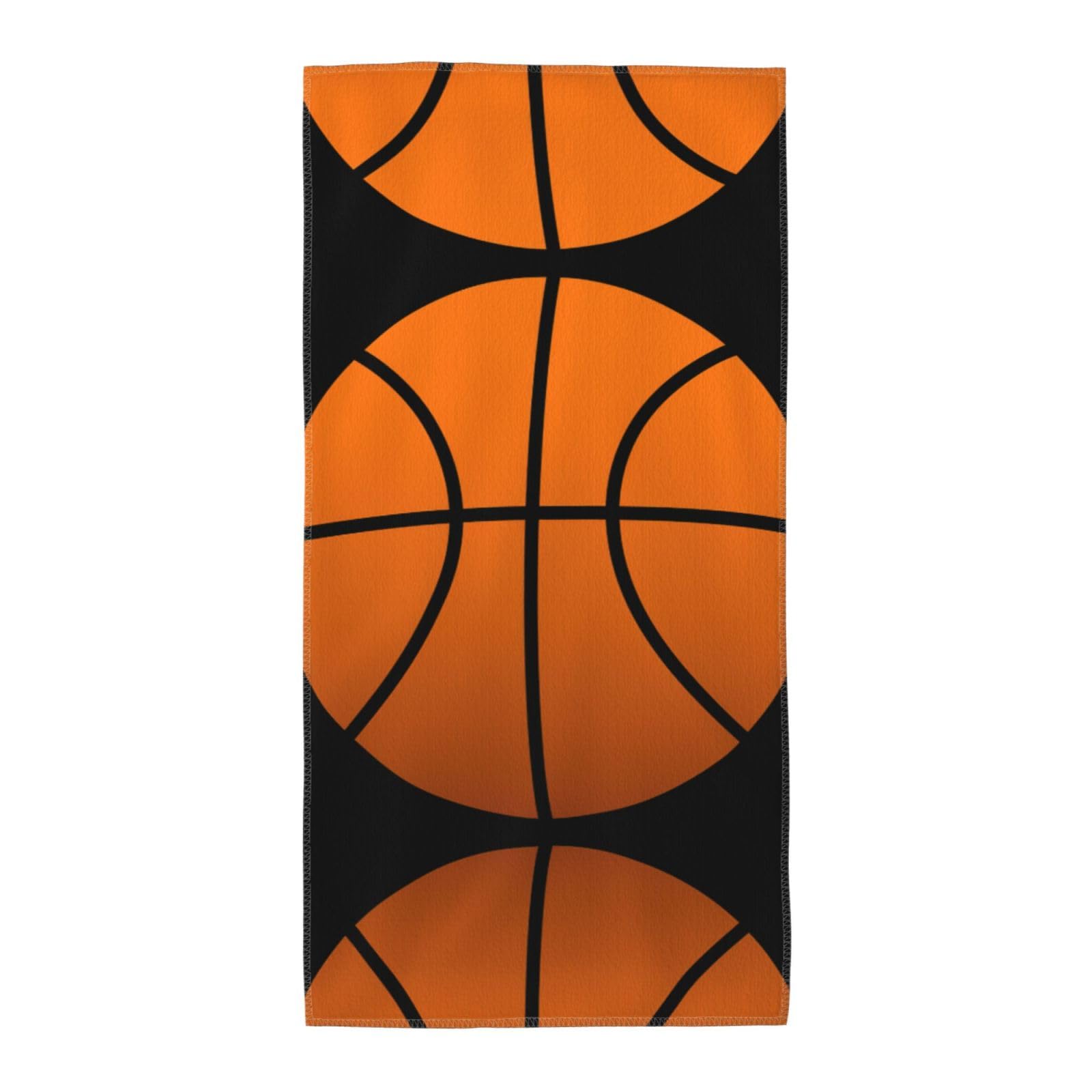 TTIGLHOH Basketball Stylish Printed Long Towel Quick Drying For Gym Camping Daily Use