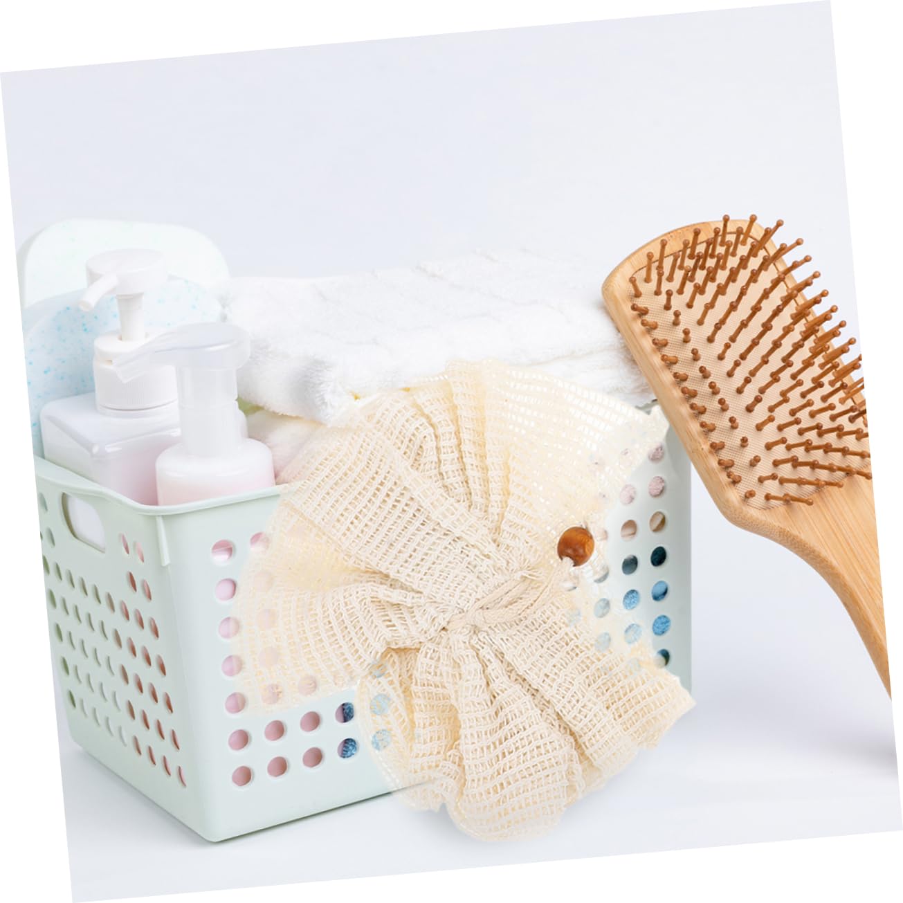 FOMIYES Juego de 3 Esponjas Exfoliantes para Baño Suaves Y Masajeadores para 4 Unidades