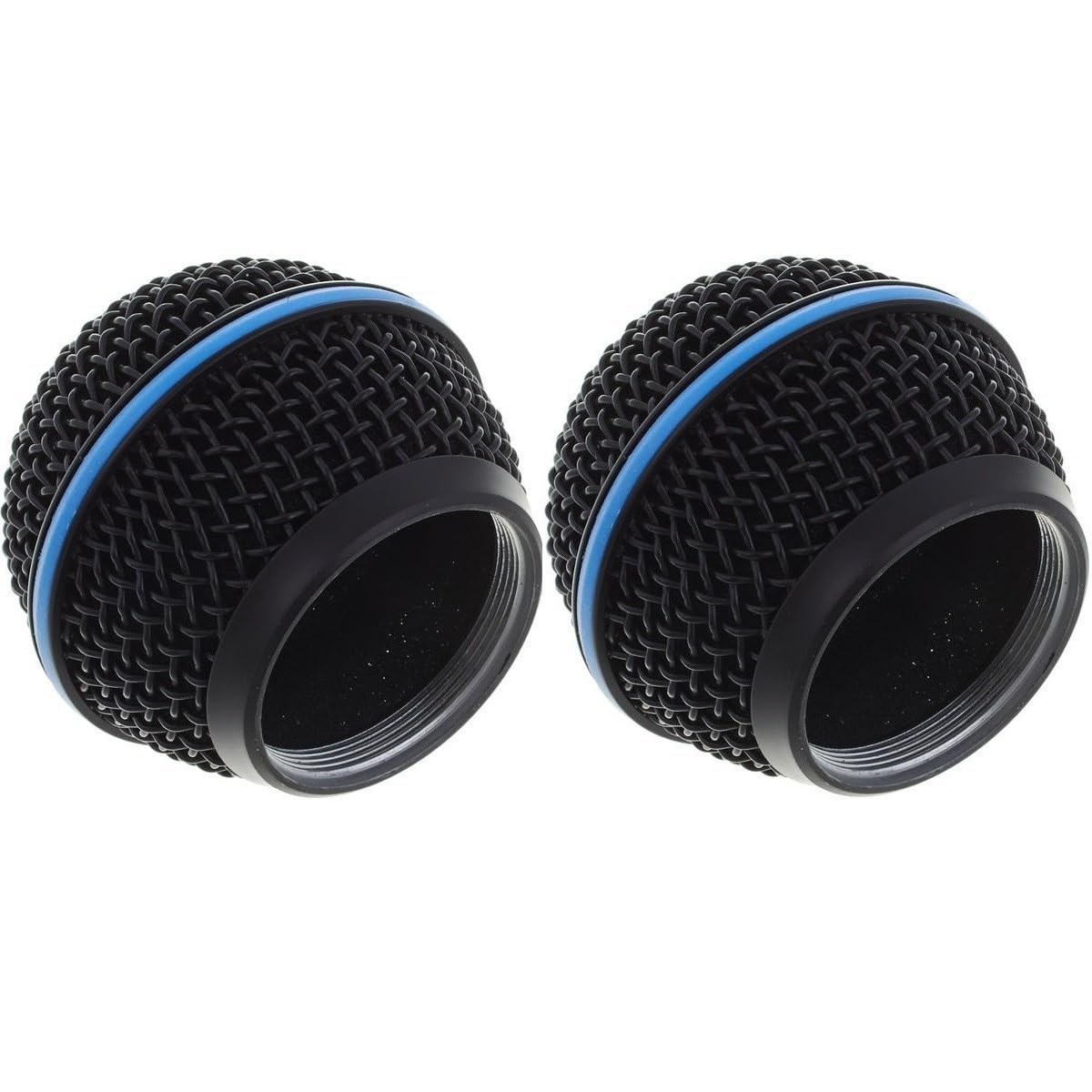 Generisch RK265G - Cestino di ricambio per microfono vocale Shure Beta 58A, colore nero, confezione da 2