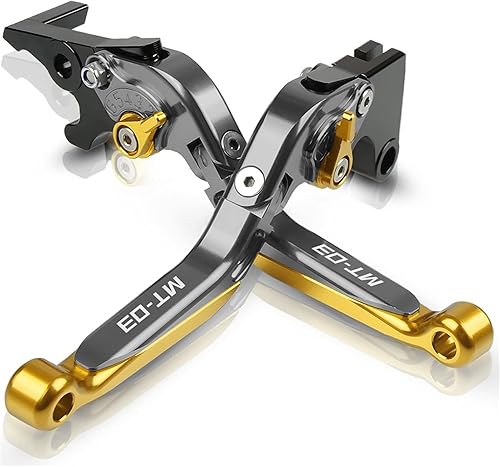 Palanca de embrague de motocicleta para Yamaha MT03 MT-03 MT 03 2015 2016 2017 2018 Accesorios de motocicleta CNC ajustable freno embrague palancas