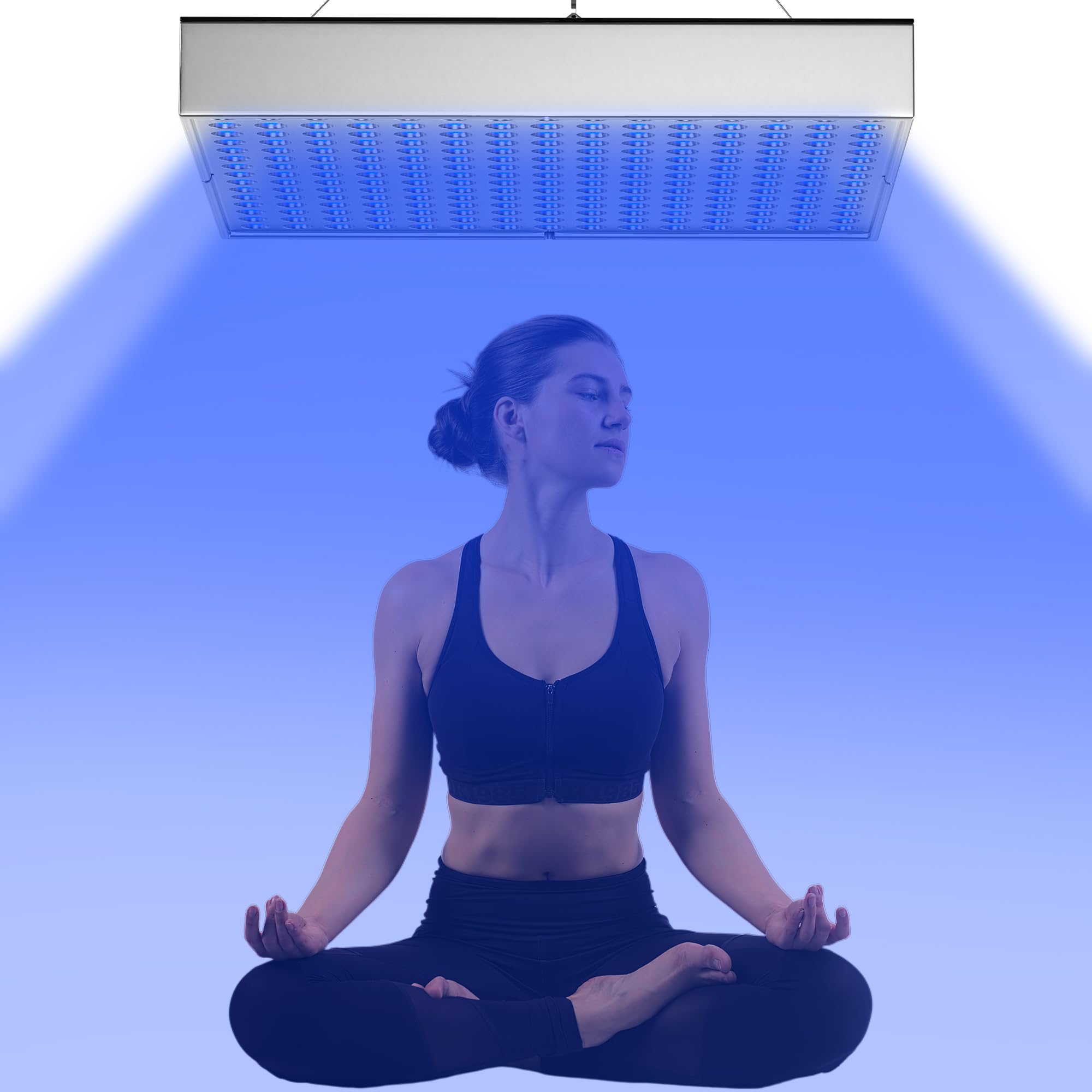 Lámpara de bronceado para el hogar, lámpara de bronceado portátil con 225 LED, soporte ajustable, bronceador facial plegable para el hogar, luz bronceadora para la cara y el cuerpo (48 W)