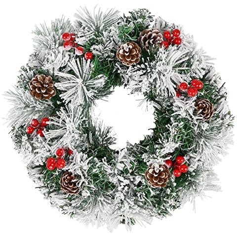 Corona Artificial de Navidad Puerta Colgante Cover