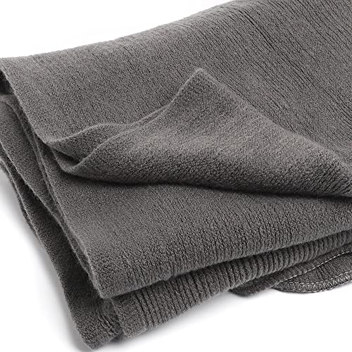 Fall Winter Scarfs For Women And Mens Cold Weather Chunky Knit Scarf Warm Thick Scarf Long Large Oversized Scarves (Dark Beige) #TOP5