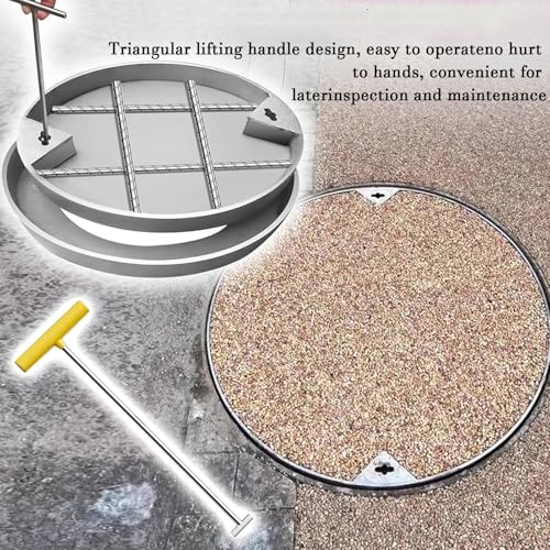 Couvercle de drainage souterrain premium en acier inoxydable durable de 40 cm