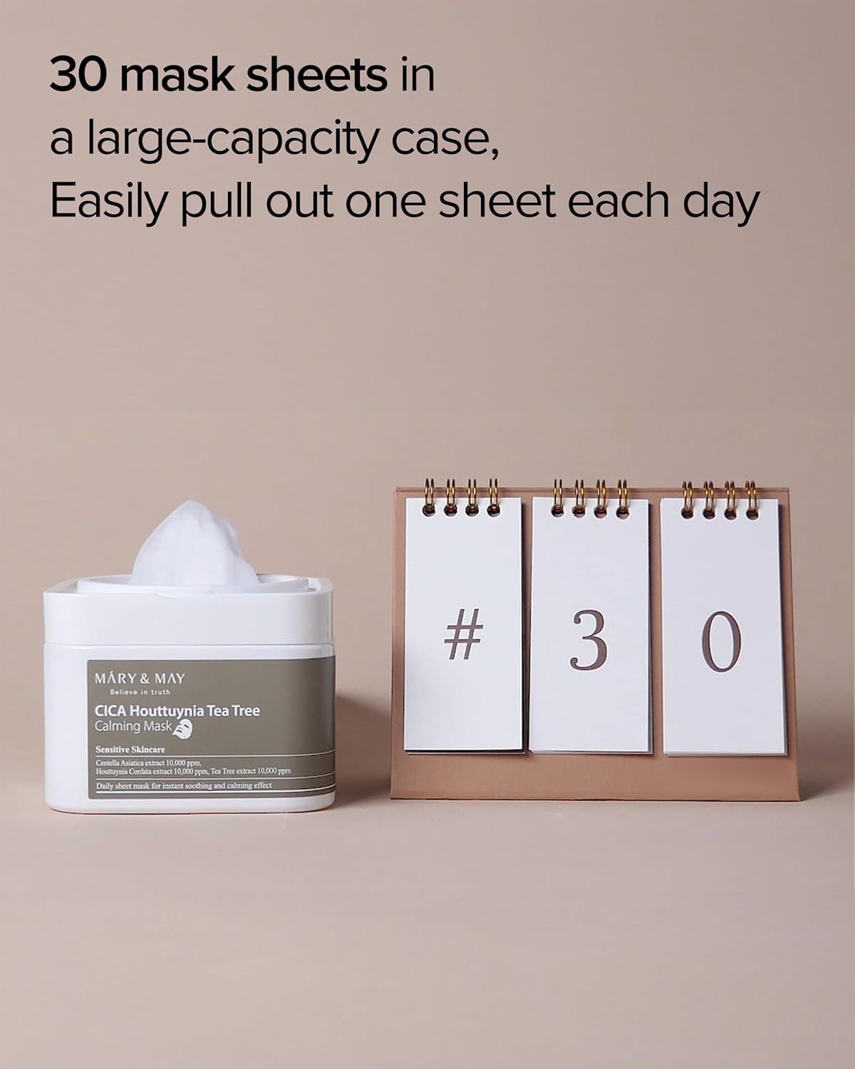 MARY & MAY Cica Houttuynia Tea Tree Calming Mask 30 pcs (400 g)
