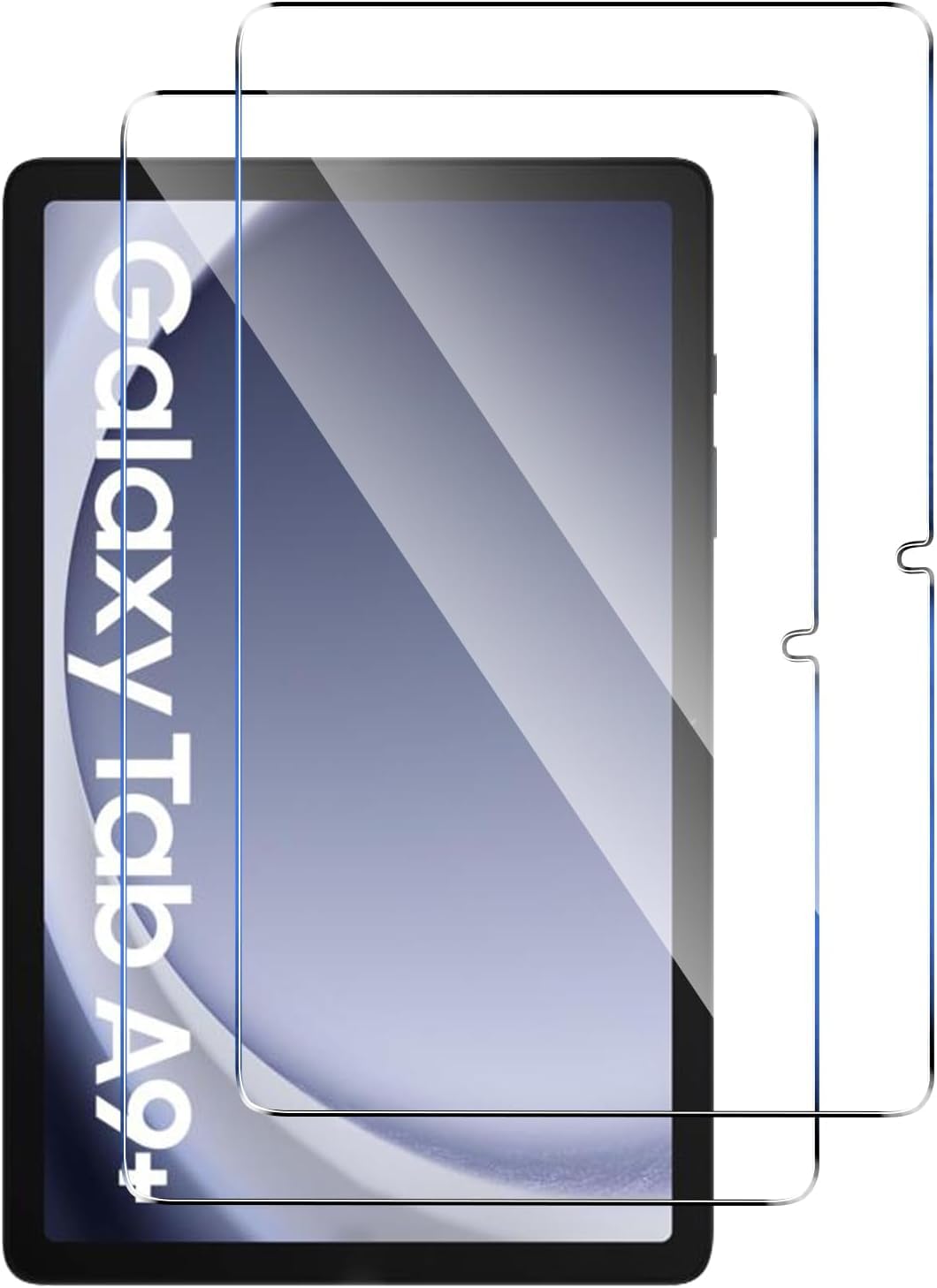[2 Pack] Tempered Glass for Samsung Galaxy Tab A9 Plus 10.0 Screen Protector,9H Hardness,Ultra Resistant,Anti-Fingerprints,No Bubbles,HD-Clear,Full Coverage Samsung Tab A9 Plus 10.0 Tablet Film
