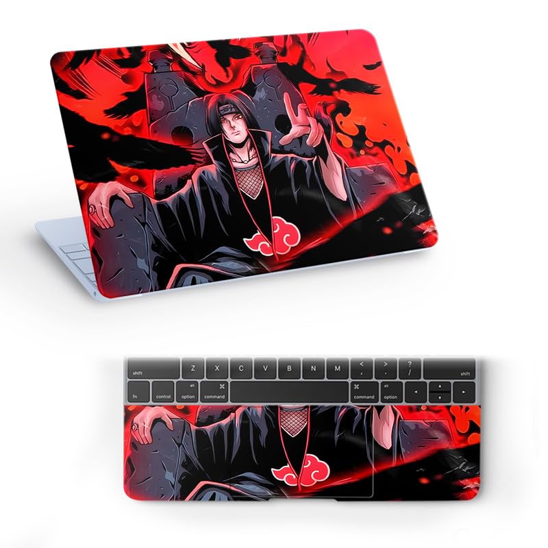 Inkykart Design 5 Top+Wrist Pad Vinyl Laptop Skin/Sticker/Cover for 17 to 17.3 Inches Laptops Laminated-Removable-HD Quality Compatible for Hp-Dell-Sony-Lenovo-Asus etc.(16.5x11 Inches)