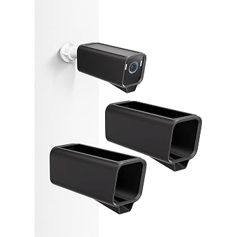 Eufy S3 Pro Camera Case, Waterproof Silicone Case for Eufy Security Security Camera (2-Black)