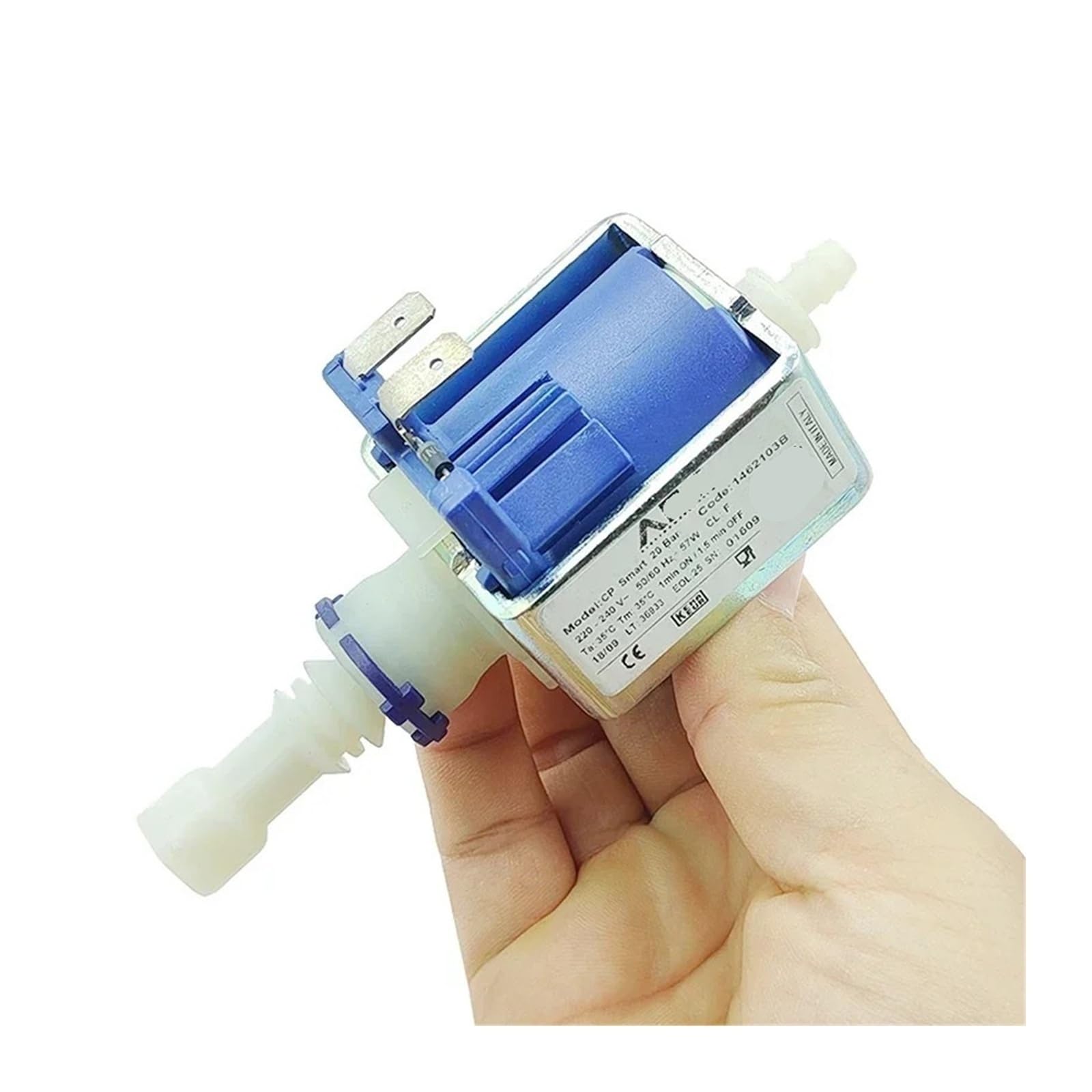 Kompatibel mit ARS, AC 220 V, 230 V, 240 V, 57 W, Mini-Elektromagnetpumpe, Kaffeemaschinenteile, Wasserpumpe, Kolbenpumpe CP Smart, 20 bar, Hochdruckdurchfluss