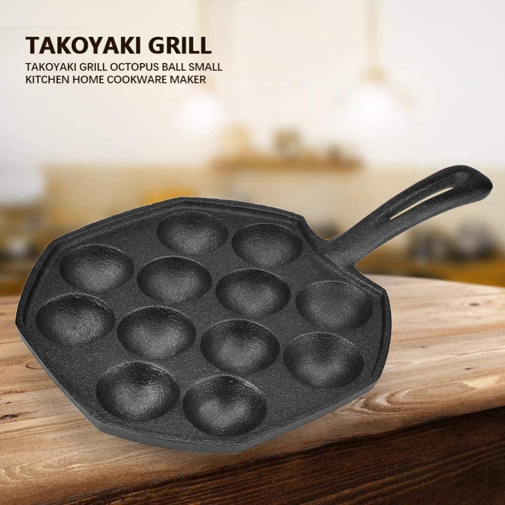Takoyaki Maker, Takoyaki Grill Pulpo Ball Pequeña Cocina Hogar Fabricante De Utensilios De Cocina Takoyaki Maker Takoyaki Machine Kit Takoyaki Plate